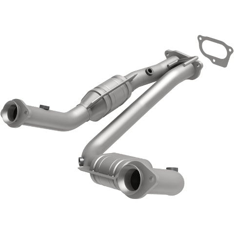 MagnaFlow direct-fit catalytic converter fits 2004-2006 Ford Ranger 4.0L and 2004 Mazda B4000 4.0L 4 inch inlet/outlet stainless steel CARB compliant OBDII 49682