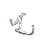 MagnaFlow direct-fit catalytic converter for 2005-2006 Jeep Cherokee 4.7 inch inlet/outlet stainless steel CARB compliant 49686