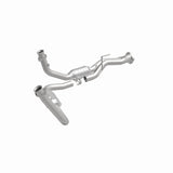 MagnaFlow direct-fit catalytic converter for 2005-2006 Jeep Cherokee 3.7 inch inlet/outlet stainless steel CARB compliant 49687