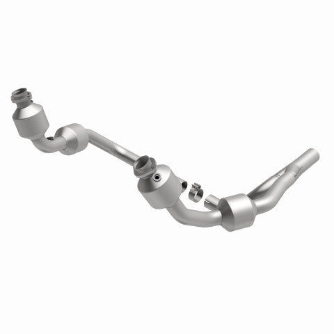 MagnaFlow direct-fit catalytic converter for 2007-2009 Jeep Wrangler 3.8 inch inlet/outlet stainless steel CARB compliant 49689