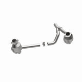 MagnaFlow direct-fit catalytic converter for 2007-2009 Jeep Wrangler 3.8 inch inlet/outlet stainless steel CARB compliant 49689