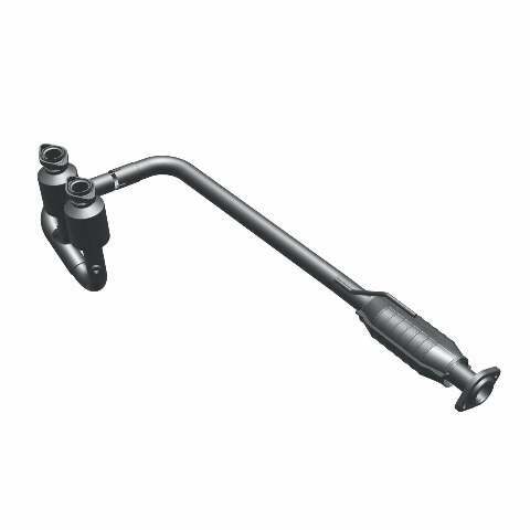 MagnaFlow direct-fit catalytic converter for 2004-2006 Jeep Wrangler 4 inch inlet/outlet stainless steel CARB compliant OBDII 49690