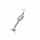 MagnaFlow direct-fit catalytic converter for 2005-2007 Toyota Sequoia passenger side 4.7 inch inlet/outlet stainless steel CARB compliant OBDII 49700