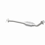 MagnaFlow direct-fit catalytic converter for 2005-2007 Toyota Sequoia passenger side 4.7 inch inlet/outlet stainless steel CARB compliant OBDII 49700