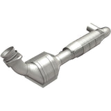 MagnaFlow direct-fit catalytic converter fits 2004-2008 Ford F-150 5.4L and 2006-2008 Lincoln Mark LT 5.4L driver side stainless steel CARB compliant OBDII 49705