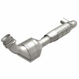 MagnaFlow direct-fit catalytic converter fits 2004-2008 Ford F-150 5.4L and 2006-2008 Lincoln Mark LT 5.4L driver side stainless steel CARB compliant OBDII 49705