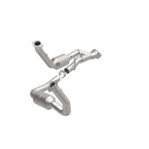 MagnaFlow direct-fit catalytic converter for 2005-2010 Jeep Grand Cherokee stainless steel CARB compliant OBDII 49709