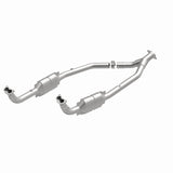 MagnaFlow direct-fit catalytic converter fits 1999-2002 Land Rover Discovery 4.0L and 2003-2004 Land Rover Discovery 4.6L stainless steel CARB compliant OBDII 49720