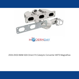 MagnaFlow direct-fit catalytic converter for 2001-2003 BMW stainless steel CARB compliant OBDII 49773