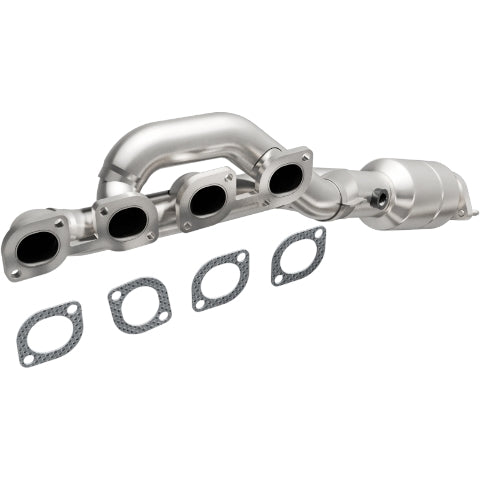 MagnaFlow direct-fit catalytic converter for 1999-2003 BMW passenger side stainless steel CARB compliant OBDII 49784