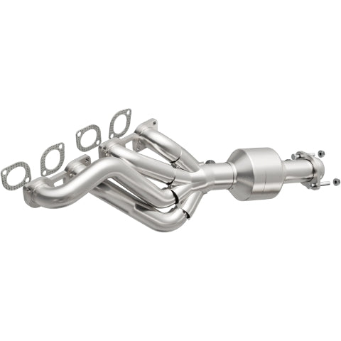 MagnaFlow direct-fit catalytic converter for 2004-2005 BMW driver side stainless steel CARB compliant OBDII 49789
