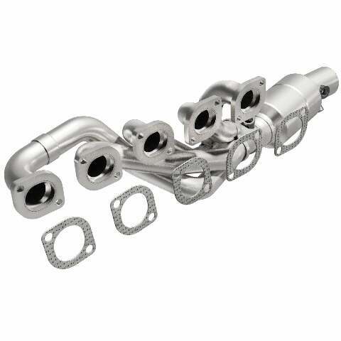 MagnaFlow direct-fit catalytic converter for 2006-2010 BMW M5 driver side stainless steel CARB compliant 49803