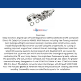 MagnaFlow direct-fit catalytic converter for 2006-2010 BMW M5 driver side stainless steel CARB compliant 49803