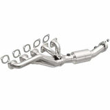 MagnaFlow direct-fit catalytic converter for 2006-2010 BMW M5 5.0L passenger side stainless steel CARB compliant OBDII 49804