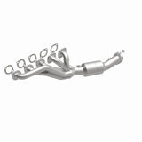 MagnaFlow direct-fit catalytic converter for 2006-2010 BMW M5 5.0L passenger side stainless steel CARB compliant OBDII 49804