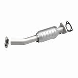 MagnaFlow direct-fit catalytic converter fits 2004-2005 Suzuki Forenza and 2005 Suzuki Reno, this and 2004-2005 Suzuki Forenza 2.0L stainless steel CARB compliant OBDII 49812