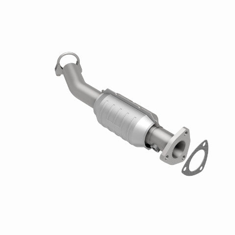 MagnaFlow direct-fit catalytic converter fits 2004-2005 Suzuki Forenza and 2005 Suzuki Reno, this and 2004-2005 Suzuki Forenza 2.0L stainless steel CARB compliant OBDII 49812