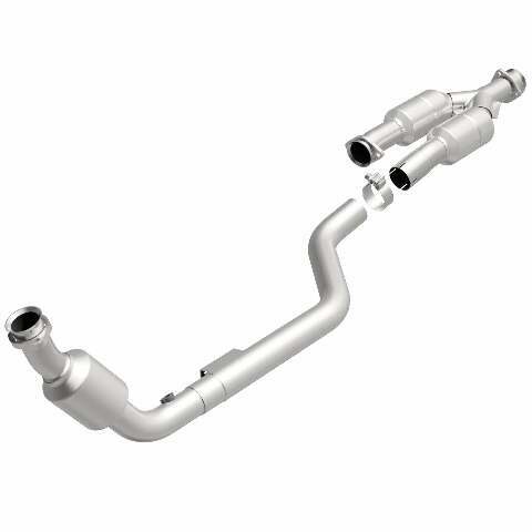 MagnaFlow direct-fit catalytic converter for 2001-2003 Mercedes-Benz driver side stainless steel CARB compliant 49835