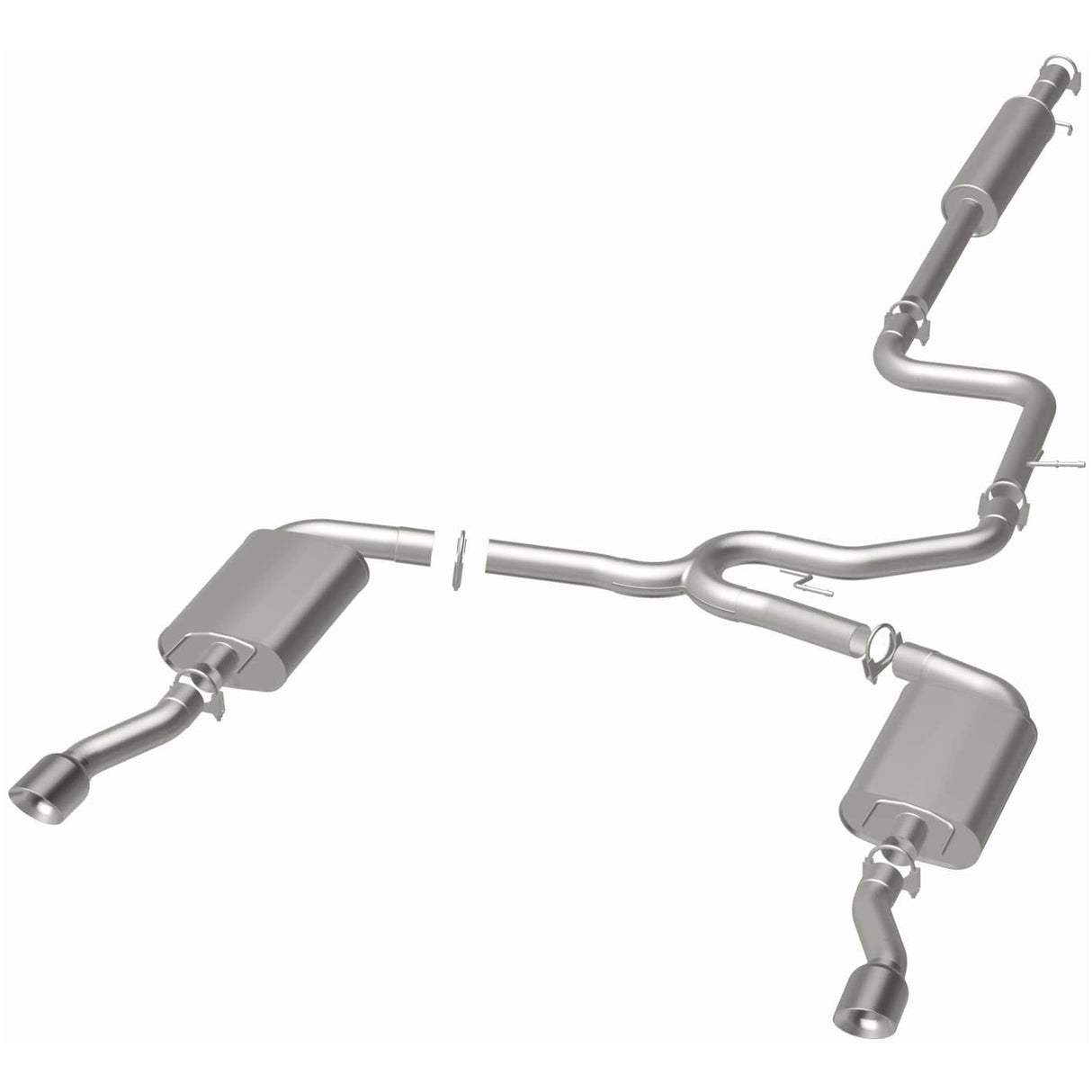2014-2016 Chevy Impala Limited Direct-Fit Replacement Exhaust System 106-0326 aluminized steel