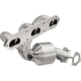 MagnaFlow direct-fit catalytic converter fits 2006-2009 Porsche Cayman driver side driver side stainless steel CARB compliant 49930