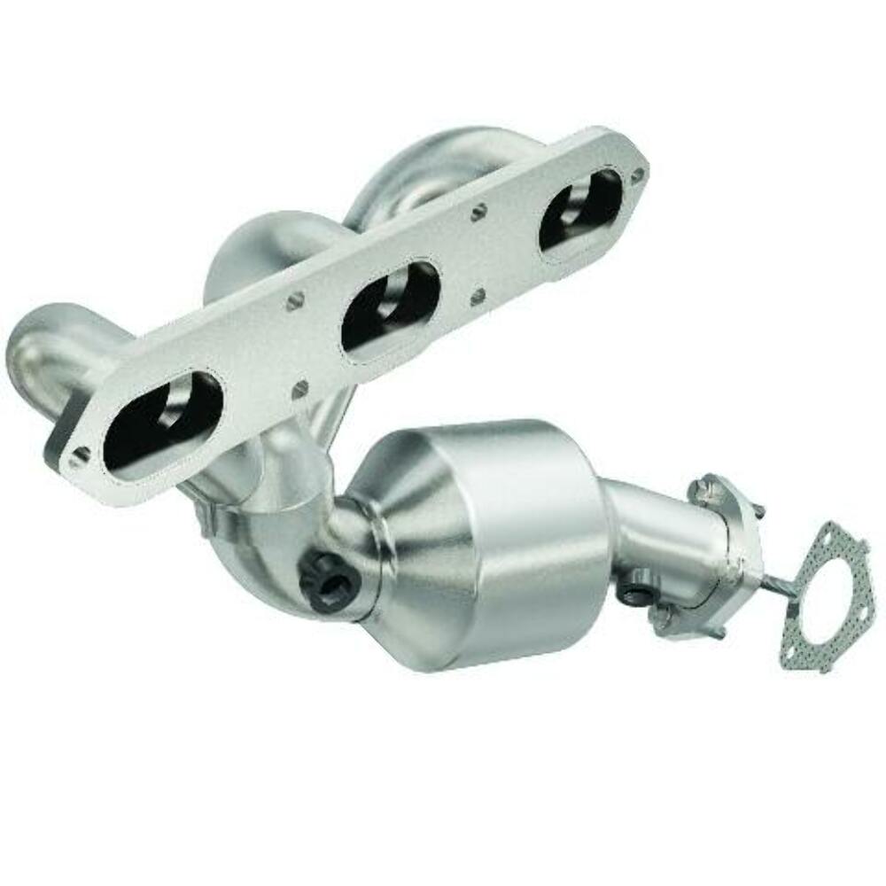 MagnaFlow direct-fit catalytic converter fits 2006-2009 Porsche Cayman driver side driver side stainless steel CARB compliant 49930