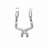 MagnaFlow direct-fit catalytic converter for 2011-2014 Ford Mustang 5.0L stainless steel CARB compliant 49976