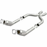 MagnaFlow direct-fit catalytic converter for 2011-2014 Ford Mustang 5.0L stainless steel CARB compliant 49976
