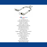MagnaFlow direct-fit catalytic converter for 2011-2014 Ford Mustang 5.0L stainless steel CARB compliant 49976