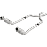 MagnaFlow direct-fit catalytic converter for 2011-2014 Ford Mustang 3.7L stainless steel CARB compliant 49977
