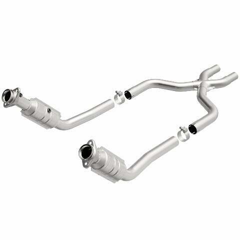 MagnaFlow direct-fit catalytic converter for 2011-2014 Ford Mustang 3.7L stainless steel CARB compliant 49977