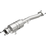 MagnaFlow direct-fit catalytic converter fits 09- Mitsu Lancer Ralli 2.0T stainless steel CARB compliant OBDII 49987