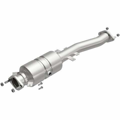 MagnaFlow direct-fit catalytic converter fits 09- Mitsu Lancer Ralli 2.0T stainless steel CARB compliant OBDII 49987