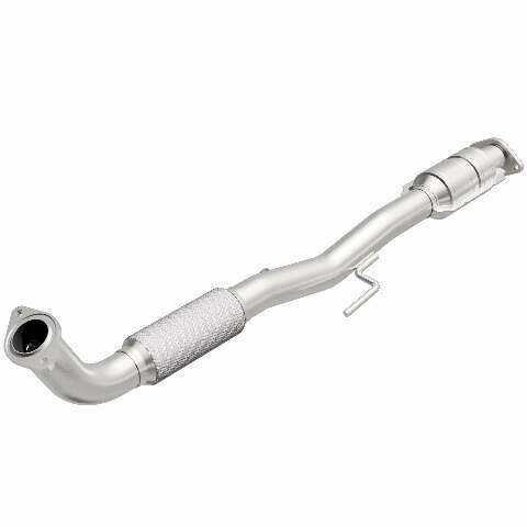 MagnaFlow direct-fit catalytic converter fits 2002-2006 Toyota Camry and 2004-2006 Toyota Solara, this and 2002 Toyota Camry 2.4L rear 2.4L stainless steel CARB compliant OBDII 499