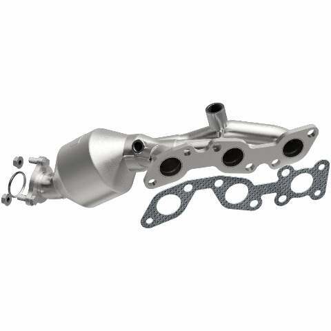 MagnaFlow direct-fit catalytic converter for 2002-2004 Nissan Frontier driver side stainless steel CARB compliant OBDII 49997