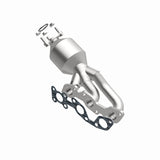 MagnaFlow direct-fit catalytic converter for 2002-2004 Nissan Frontier passenger side stainless steel CARB compliant OBDII 49998