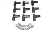 Spark Plug Wire Connector 7 - 10.4mm 90? 9 Black 46055