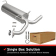 2011-2017 Nissan Juke Direct-Fit Muffler Kit 108-0038 aluminized steel