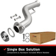 2011-2017 Dodge Durango Direct-Fit Front Pipe Kit 107-0281 stainless steel