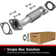 2003-2009 Ford Focus Direct-Fit Front Pipe Kit 107-0044 stainless steel