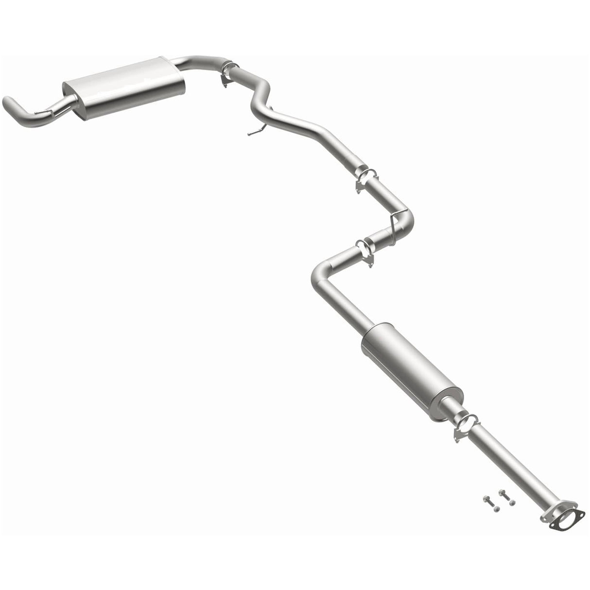 2012-2017 Ford Focus Direct-Fit Replacement Exhaust System 106-0583 aluminized steel