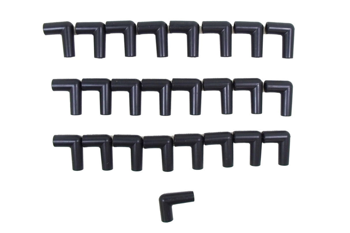 Spark Plug Wire Connector 7 - 10.4mm 90? 25 Black 46201