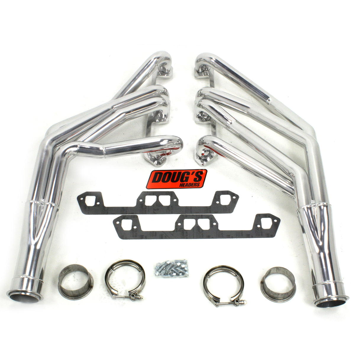 Long Tube Headers for 63-66 Mopar A 273-360 with Reilly Motorsports Coil D454