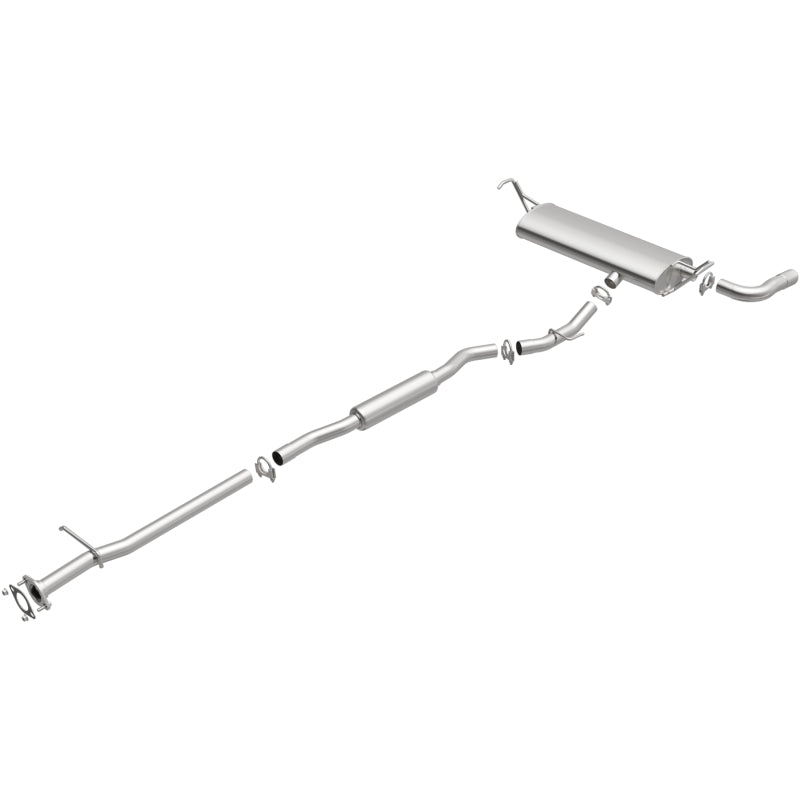 Fits 2008-2015 Nissan Direct-Fit Replacement Exhaust System 106-0243 aluminized steel