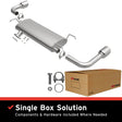 2009-2014 Nissan Murano Direct-Fit Muffler Kit 108-0042 aluminized steel
