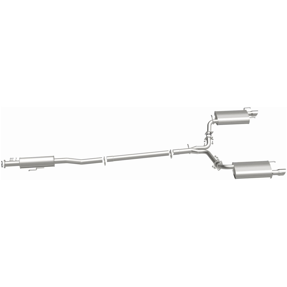 2007-2012 Lexus ES350 Direct-Fit Replacement Exhaust System 106-0557 steel