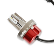 RetroBright 5.75 inch round LED headlight bulb high beam only standard H4 wiring 5700K modern white 3-pin H5024