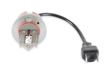 RetroBright 5.75 inch round LED headlight bulb high beam only standard H4 wiring 5700K modern white 3-pin H5024