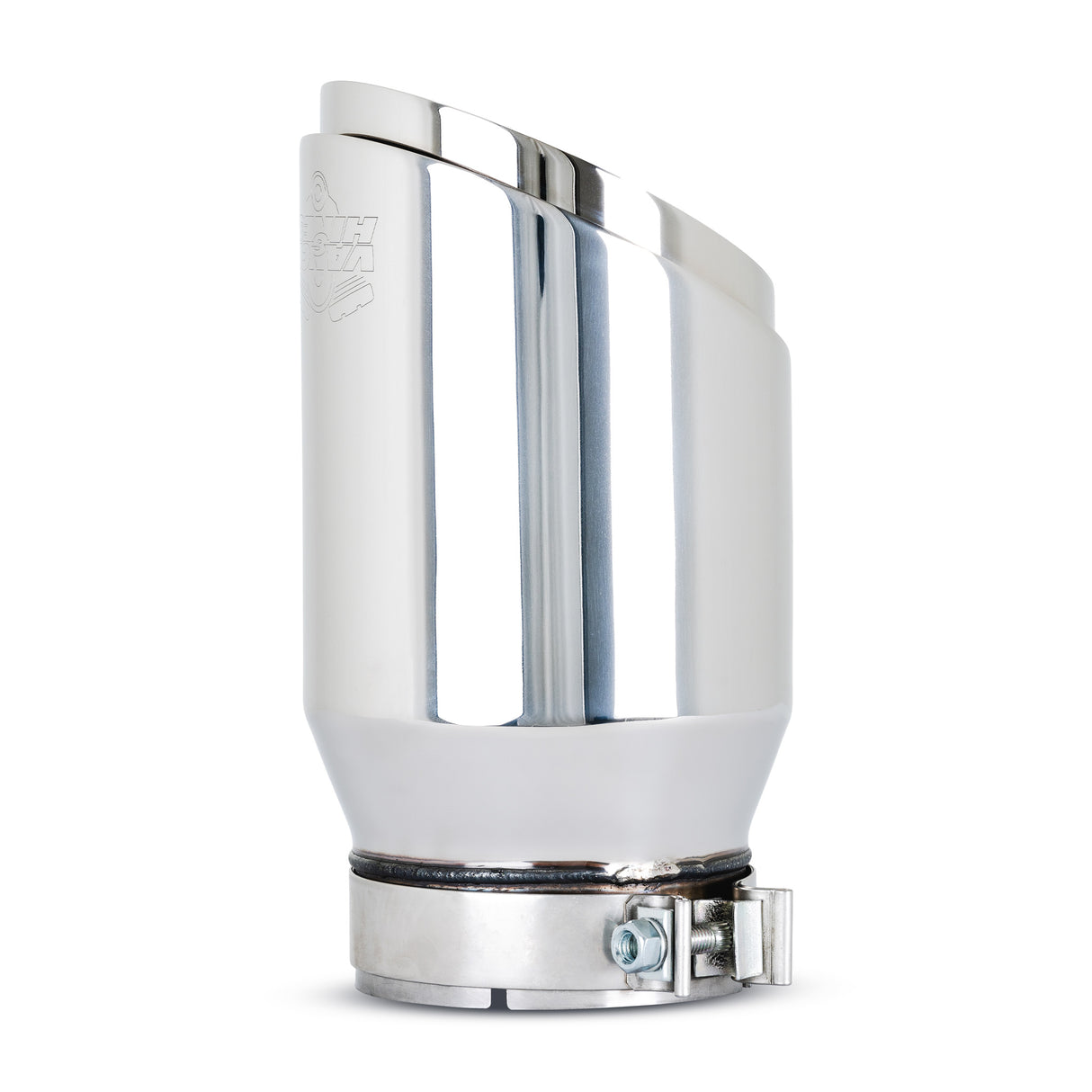 5 x 6.5 x 12 Polished Twin Slash Universal Exhaust Tip 26916