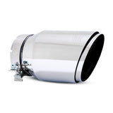 5 x 6.5 x 12 Polished Twin Slash Universal Exhaust Tip 26916
