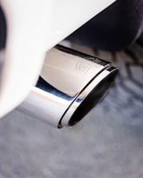 5 x 6.5 x 12 Polished Twin Slash Universal Exhaust Tip 26916